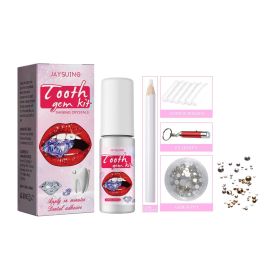 Jaysuing Tooth Gem Kit, Accessories Easy To Remove And Install Crystal Dental Drill Tooth Embellish Glitter Stick (Option: 3pcs)